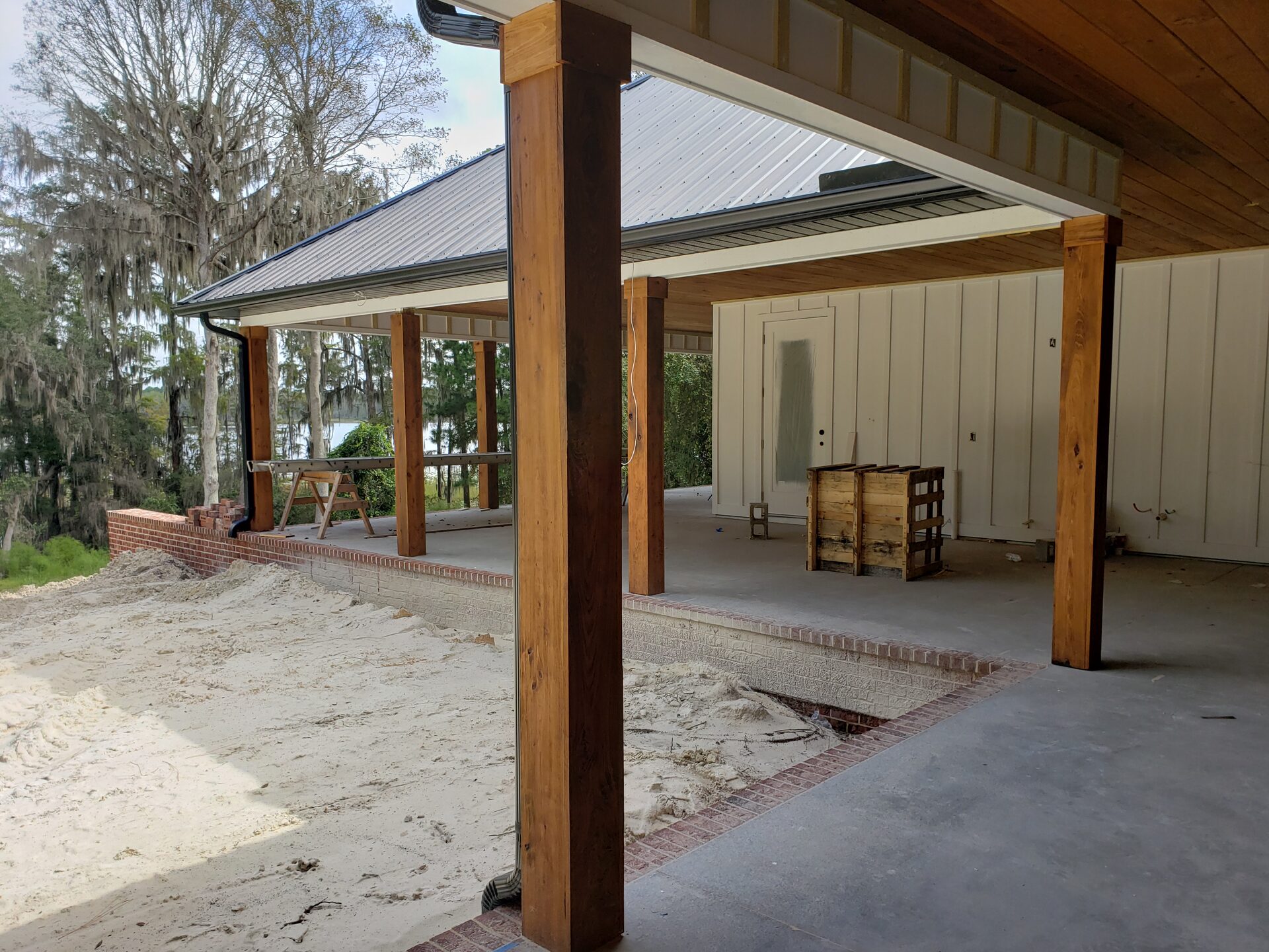 Brick Column Farmhouse — View 12