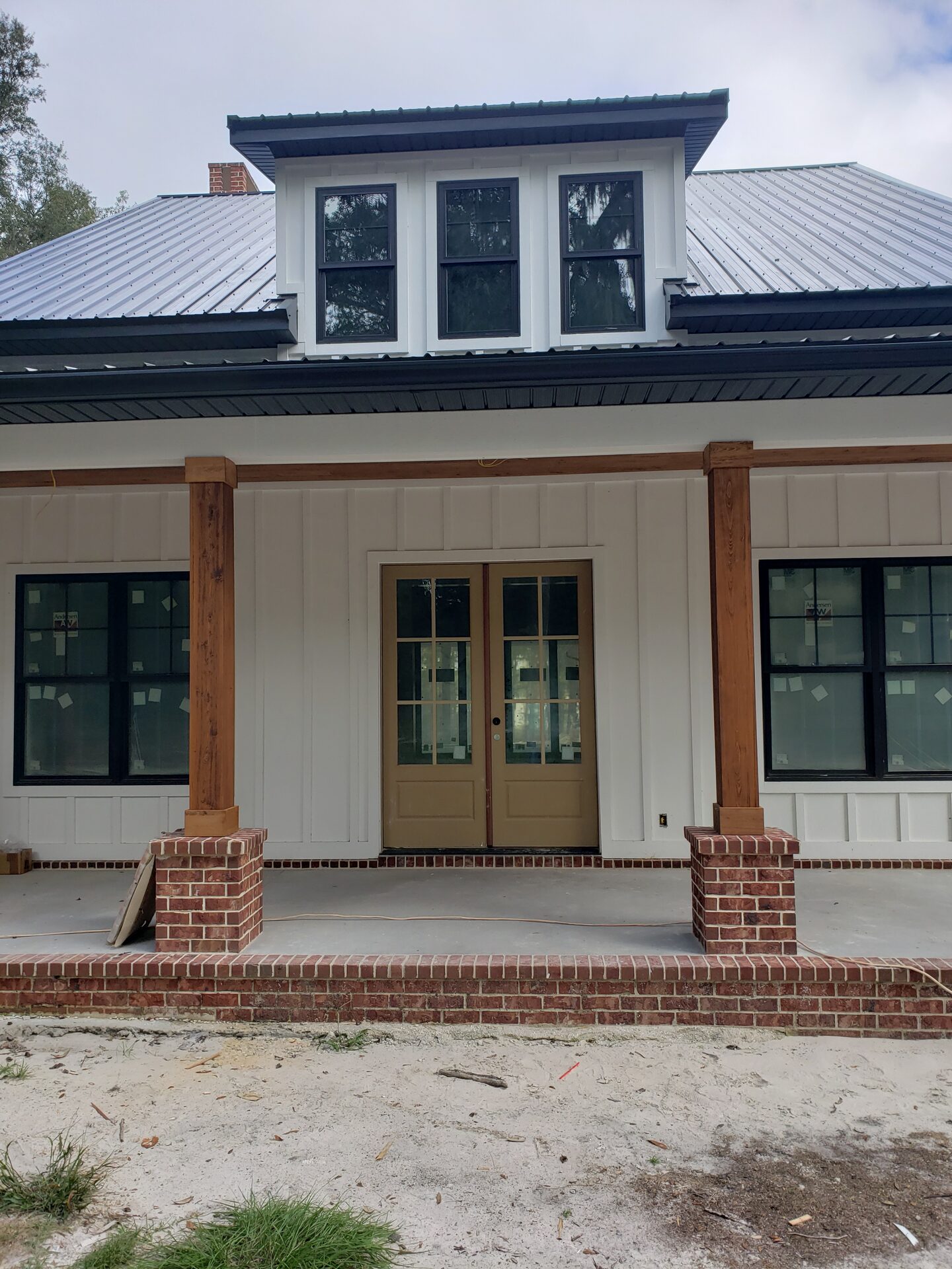 Brick Column Farmhouse — View 5