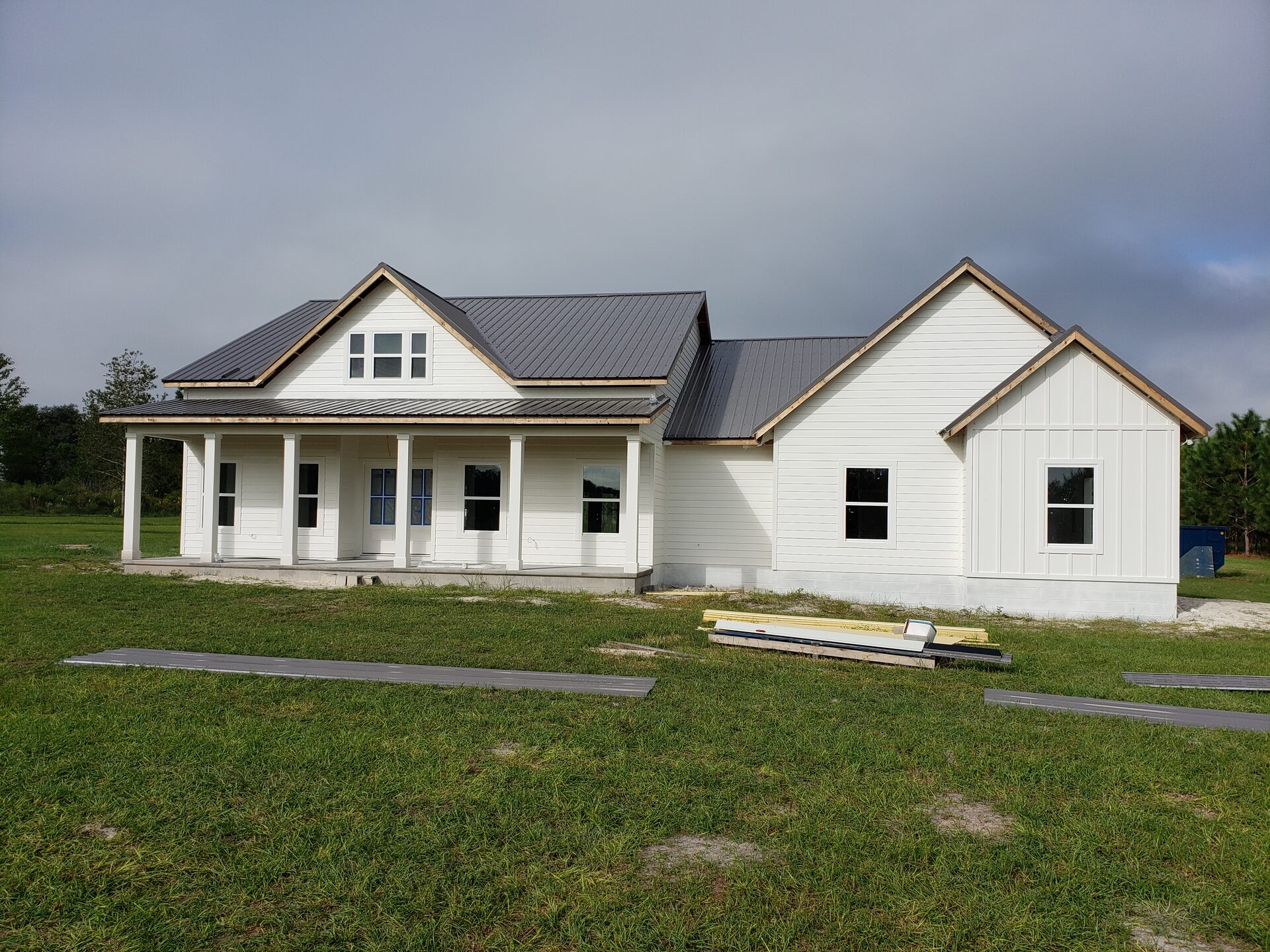 Custom White Farmhouse — View 2